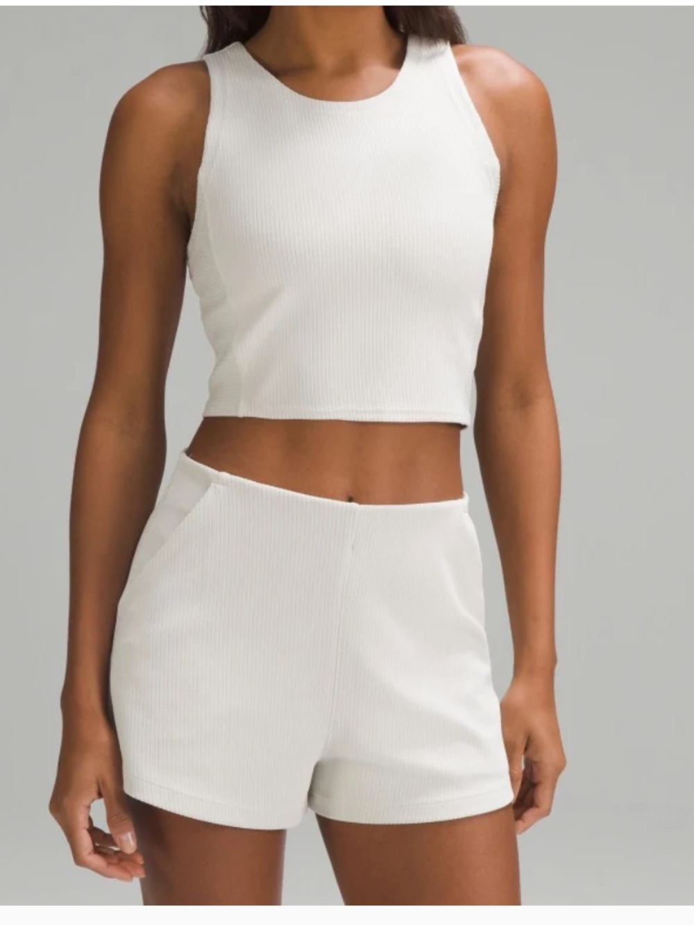 Lululemon Softstreme short and top set